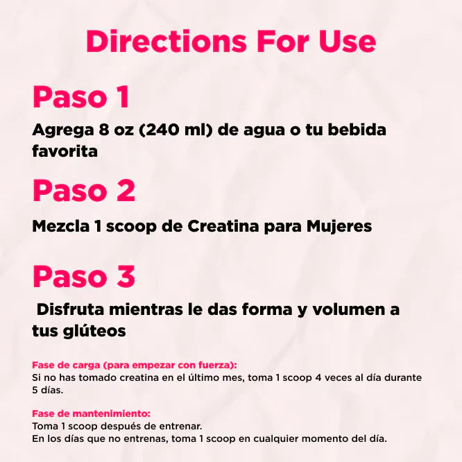 💪 Creatina Monohidratada Para Mujeres + Desparasitante 😱