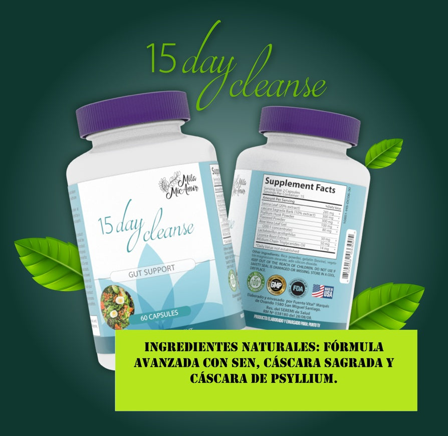 15 DAYS CLEANSE PROMO LIQUIDACION 💩🌿