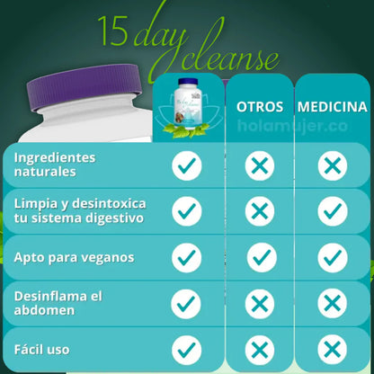 15 DAYS CLEANSE PROMO LIQUIDACION 💩🌿