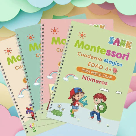 4 LIBROS MAGICOS DE CALIGRAFIA 📔✍️