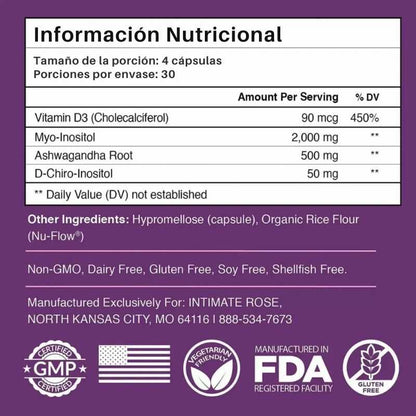 Myo-Inositol y D-Chiro Inositol 👩‍🦰🌸